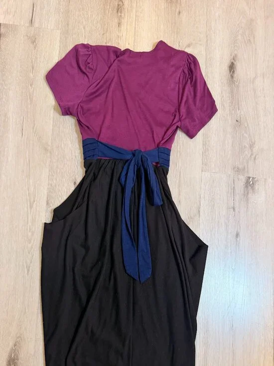 Vintage Y2K Ruby Rox Colorblock Travel Dress - Whimsigoth Fairycore - Picture 4 of 4